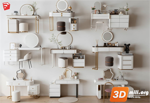 Dressing Table Skp Files 